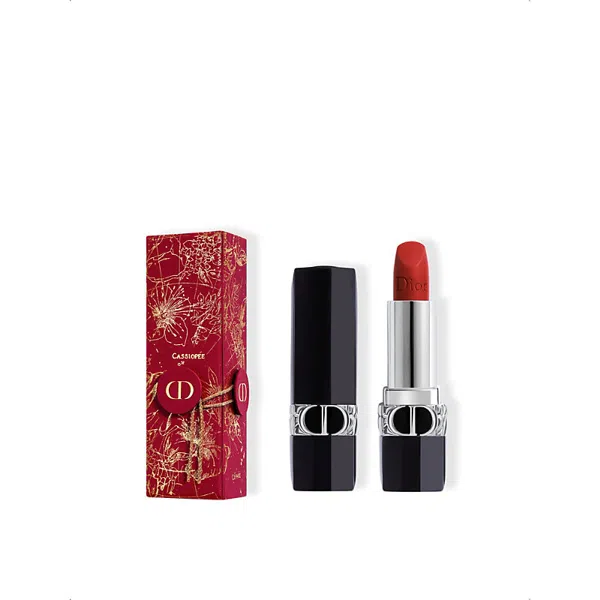DIOR 999 MATTE ROUGE COUTURE CHINESE NEW YEAR LIMITED-EDITION MATTE LIPSTICK 3.5G